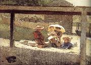 Winslow Homer To look after a child oil painting on canvas
